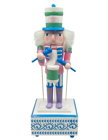 DECORATIUNI MUZICALE - Figurina muzicala animata Craciun - Spargatorul de Nuci CANDY, 30cm