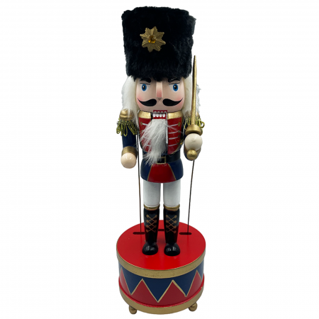 Figurina muzicala Craciun - Spargatorul de Nuci SPENCER, 30cm [4]