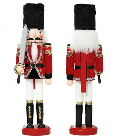 Figurina Craciun - Spargatorul de Nuci CAMERON, Rosu, 30cm [2]