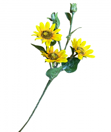 De Vara - Floarea Soarelui artificiala SOLE, Galben, 65cm