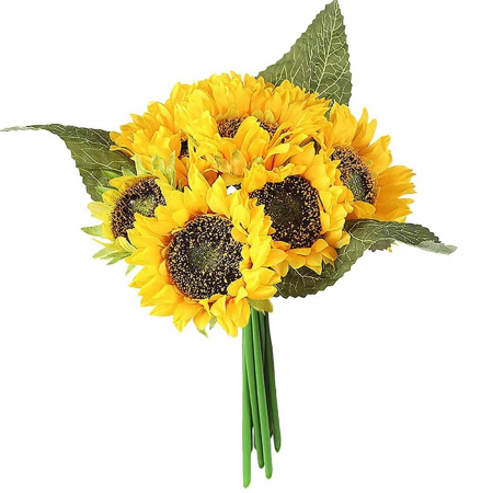 De Vara - Floarea Soarelui artificiala CYRUS, Galben, 30cm