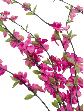 Crenguta cu flori artificiale BLOSSOM, Fucsia, 50cm [2]