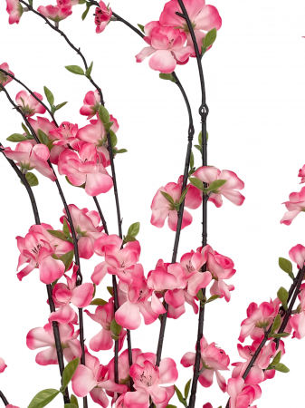 Crenguta cu flori artificiale BLOSSOM, Roz, 50cm [1]