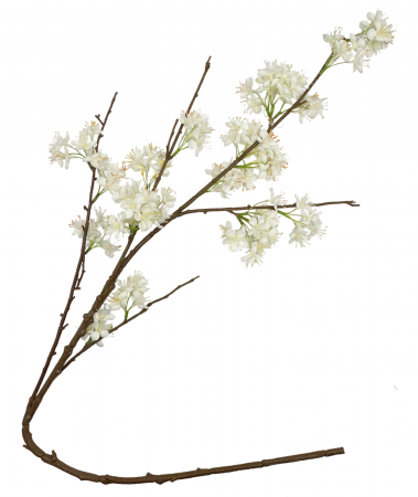 Flori Artificiale - Flori artificiale CHERRYL, Alb, 100cm