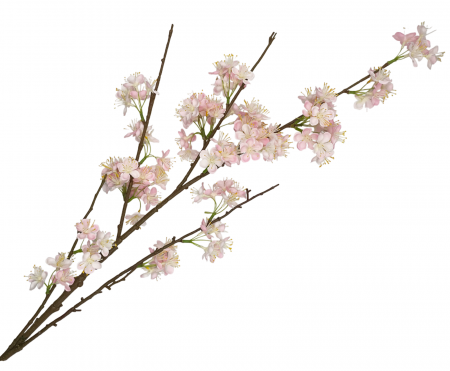 Flori Artificiale - Ramura cu flori artificiale CHERRYL, Roz, 100cm