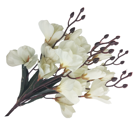 Flori de ficus artificiale Demetra 45cm, Mov [0]