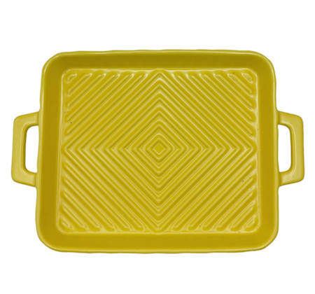 Servirea & Pregatirea Mesei - Vas ceramic pentru copt si servire GIULIO, Galben, 20x18cm