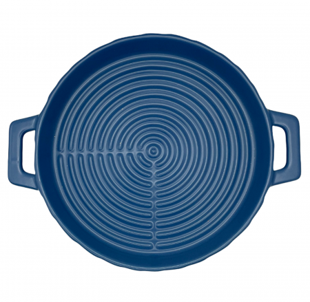Vase Pentru Copt - Forma ceramica pentru copt si servire  CHEF, 20cm, Albastru