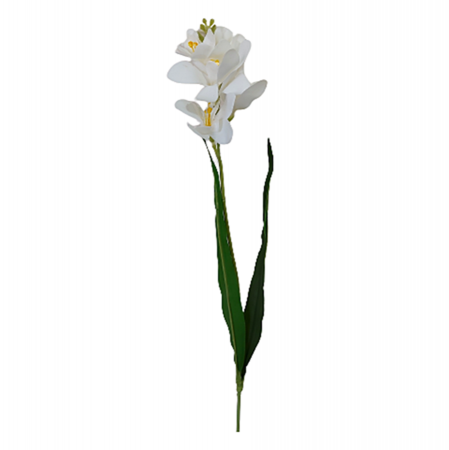 Flori Artificiale - Frezie artificiala KENDRA, Alb, 50cm