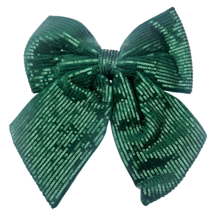 Ornament brad Funda cu paiete GLAM, Verde inchis, 25cm [1]