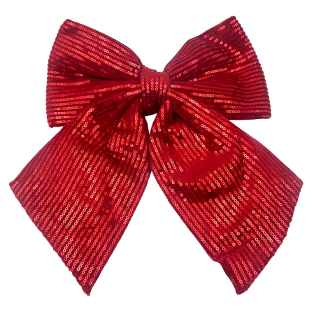 GLOBURI & FLORI DE BRAD - Funda decorativa Craciun GLAM cu paiete, Rosu inchis, 25cm