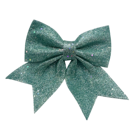 Funde & Panglici - Funda verde lucioasa - ornament pentru brad