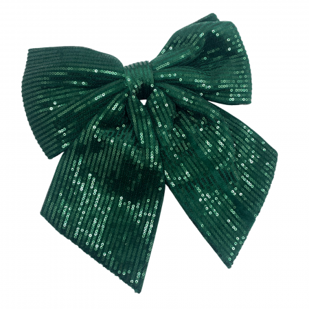 Panglica & Funde - Funda pentru brad GLAM, Verde inchis, 25cm