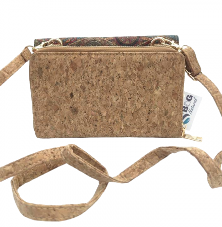 Geanta crossbody din pluta EVORA, Cu portofel detasabil [5]