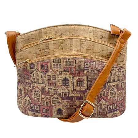 Geanta crossbody din pluta ANOUK, Cu 2 buzunare [2]