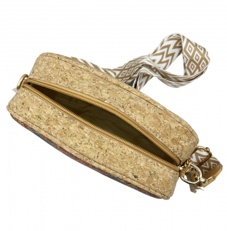 Geanta crossbody din pluta ISADORA, Bareta textil [5]