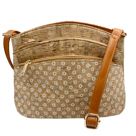 Geanta crossbody din pluta Margarida, Cu 2 buzunare [1]