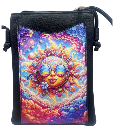 Geantă Crossbody Hippie Sun - Model soare  [2]