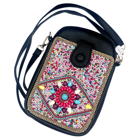 ACCESORII FEMEI - Geanta crossbody MANDALA JEWEL - cu margele hand made