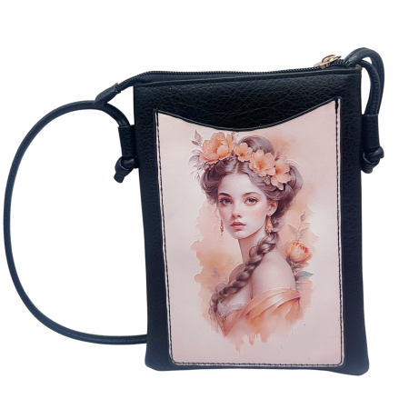 MODA & ACCESORII - Geantă Crossbody Romantic Beauty - Model portret