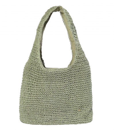 Genti De Paie - Geanta de paie Shopper ESTRELA, Verde