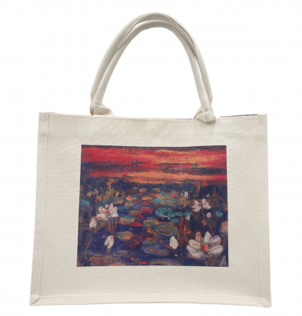 Geanta casual CANVAS BLOSSOM, 38x16x30cm [3]