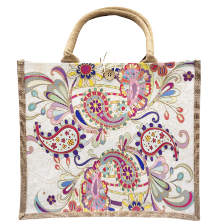 Geanta din iuta - Tote bag paisley ORIENT [1]