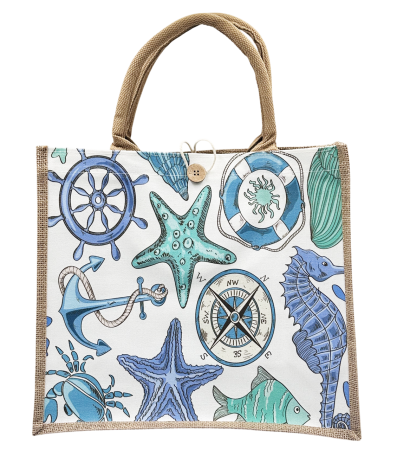 Geanta din iuta - Tote bag OCEAN BREEZE [1]