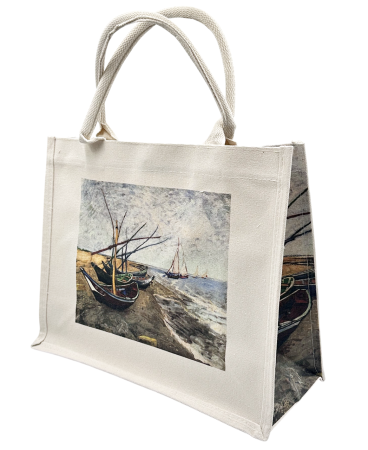 Genti & Shoppere - Geanta din panza FISHING BOATS - Tote bag casual