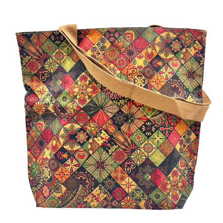 Geanta din pluta tip Shopper Kaleido Art [2]