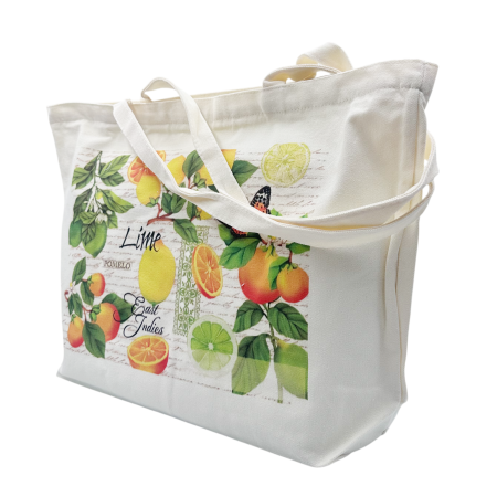 Geanta Panza - decor lamai - LIMONE GARDA - Shopper cu fermoar [1]