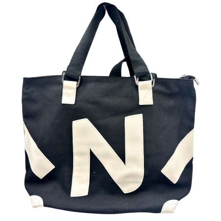 Geanta sport neagra din panza URBAN, 42x32 cm [3]
