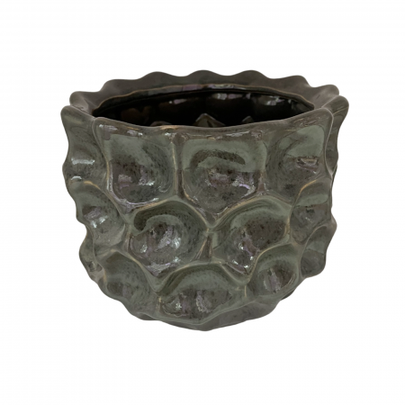 Vaze & Vase Decorative - Vaza ceramica AXEL, Gri, 15x12cm