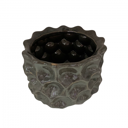 Vaza ceramica AXEL, Gri, 15x12cm [1]