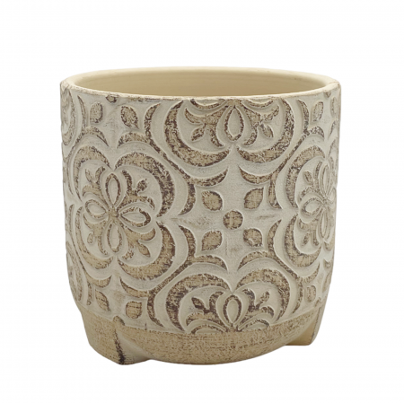Ghiveci ceramica MAROCCO, Bej, 13cm [2]