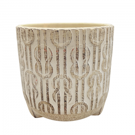 Ghiveci ceramica MAROCCO, Bej, 13cm [1]