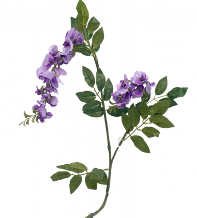 Flori Artificiale - Creanga cu flori artificiale WISTERIA, Mov, 75cm