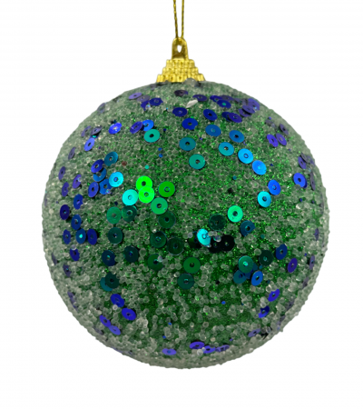 Glob de Craciun BRIGHT, Verde, 10cm [1]