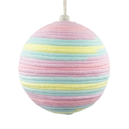 GLOBURI & FLORI DE BRAD - Glob de Craciun RAINBOW, 10cm