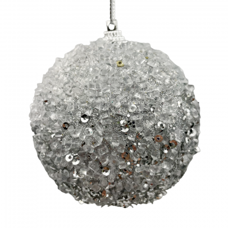 Glob de Craciun FROZEN, Argintiu, 8cm [1]