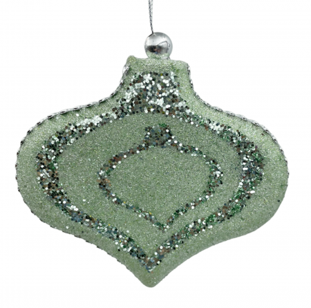 Glob de Craciun SPINNER, Verde menta, 10cm [1]