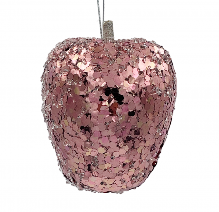 Colectia Roz & Mov - Glob de Craciun Mar JOY, Roz , 8cm