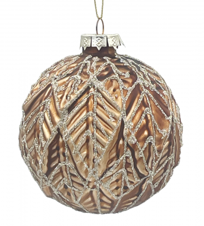 Globuri De Sticla - Glob din sticla LUXE CRISTOPHER, Aramiu, 10cm