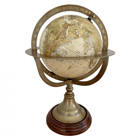 Agende & Articole De Birou - Glob Pamantesc decorativ GLOBE, Auriu, 17x28cm