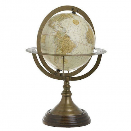 Glob Pamantesc decorativ GLOBE, Auriu, 17x28cm [1]