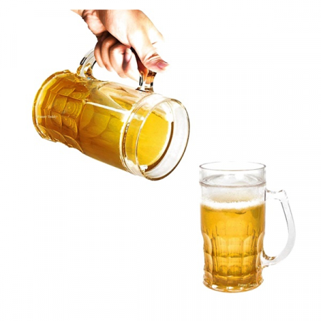 Halba de bere FAKE BEER MUG, 400ml, Perete dublu [1]