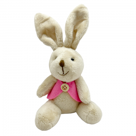 Iepure de plus BONNIE, Crem, 15cm [1]