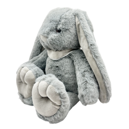 Iepure de plus gri cu esarfa LICORICE [1]