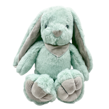 Jucarii De Plus - Iepure de plus verde cu esarfa LICORICE