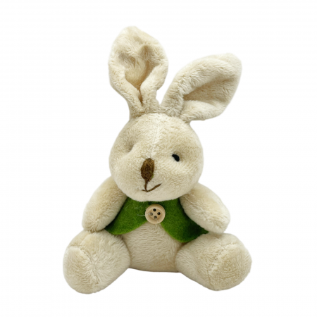Jucarii De Plus & Pusculite - Iepure de plus BONNIE, Crem, 15cm